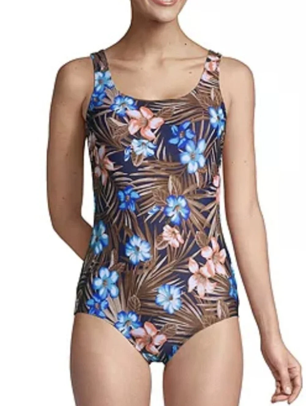 Lands' Floral One Piece Swimsuit